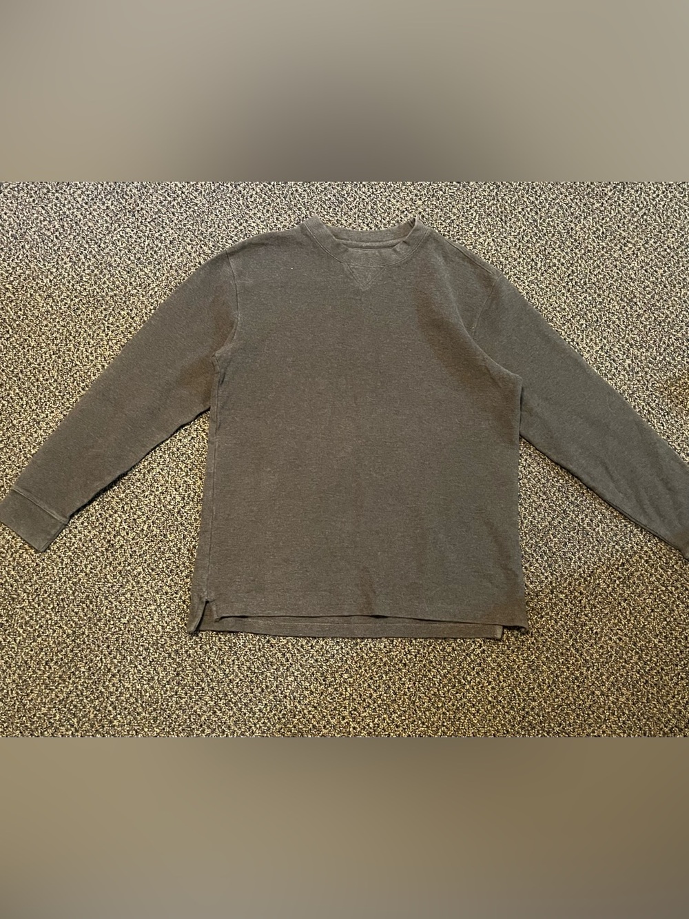 Craftsman Tough Dry Crewneck Sweater - Charcoal